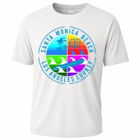 Retro Santa Monica Beach Cooling Performance Crew T-Shirt