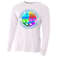 Retro Santa Monica Beach Cooling Performance Long Sleeve Crew