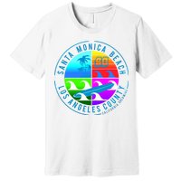 Retro Santa Monica Beach Premium T-Shirt