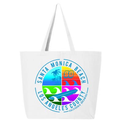 Retro Santa Monica Beach 25L Jumbo Tote