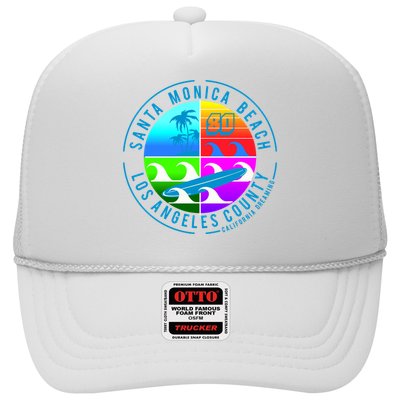 Retro Santa Monica Beach Trucker Hat