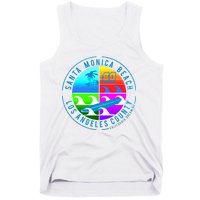 Retro Santa Monica Beach Tank Top