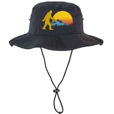 Retro Sasquatch Mountain Sunset Legacy Cool Fit Booney Bucket Hat