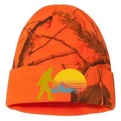 Retro Sasquatch Mountain Sunset Kati Licensed 12" Camo Beanie