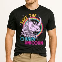 Retro Save the Chubby Unicorn Rhino Performance Shirt