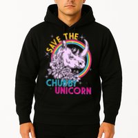 Retro Save the Chubby Unicorn Rhino Hoodie