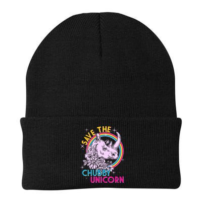 Retro Save the Chubby Unicorn Rhino Beanie