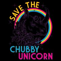 Retro Save the Chubby Unicorn Rhino 16oz Travel Tumbler