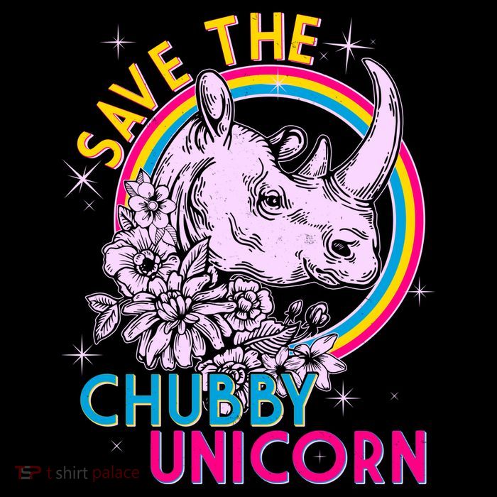 Retro Save the Chubby Unicorn Rhino Toddler Sweatshirt