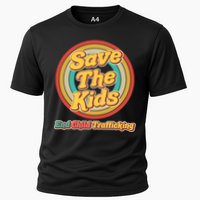 Retro Save The Kids End Child Trafficking Performance Shirt