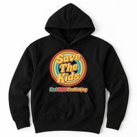 Retro Save The Kids End Child Trafficking Hoodie