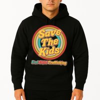 Retro Save The Kids End Child Trafficking Hoodie