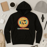 Retro Save The Kids End Child Trafficking Hoodie