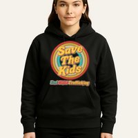 Retro Save The Kids End Child Trafficking Hoodie