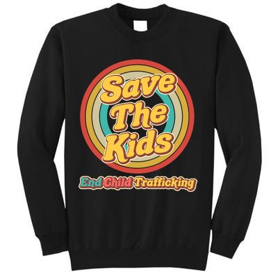 Retro Save The Kids End Child Trafficking Sweatshirt