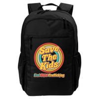 Retro Save The Kids End Child Trafficking Backpack