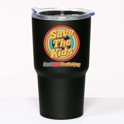 Retro Save The Kids End Child Trafficking Tumbler