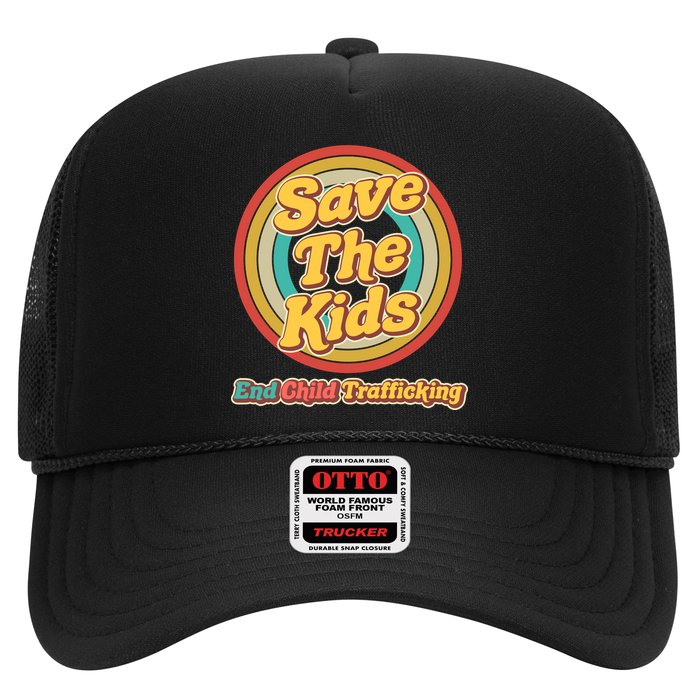 Retro Save The Kids End Child Trafficking Hat