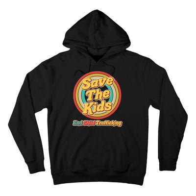 Retro Save The Kids End Child Trafficking Tall Hoodie