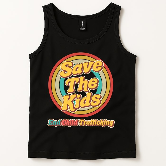 Retro Save The Kids End Child Trafficking Tank Top