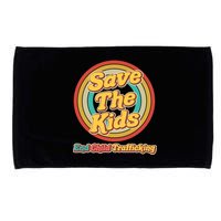 Retro Save The Kids End Child Trafficking Microfiber Hand Towel