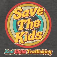 Retro Save The Kids End Child Trafficking Vector Backpack