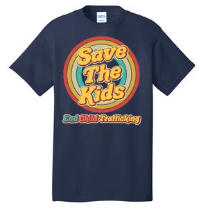 Retro Save The Kids End Child Trafficking Tall T-Shirt