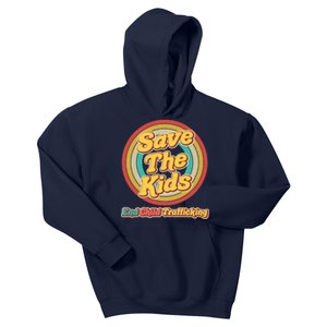 Retro Save The Kids End Child Trafficking Kids Hoodie