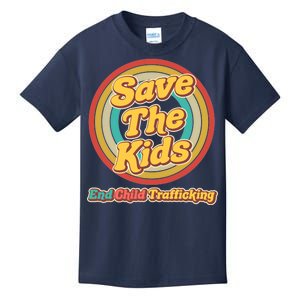 Retro Save The Kids End Child Trafficking Kids T-Shirt