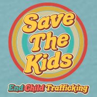 Retro Save The Kids End Child Trafficking Sueded Cloud Jersey T-Shirt