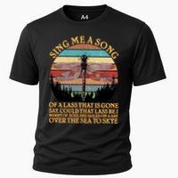 Retro Say Me A Song Dragonfly Sunset Cooling Performance Crew T-Shirt