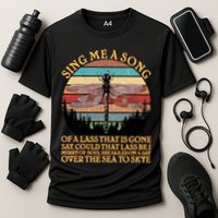 Retro Say Me A Song Dragonfly Sunset Cooling Performance Crew T-Shirt