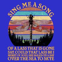 Retro Say Me A Song Dragonfly Sunset 16 in Basic Backpack