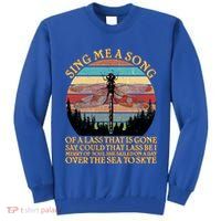 Retro Say Me A Song Dragonfly Sunset Tall Sweatshirt