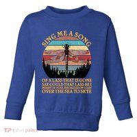 Retro Say Me A Song Dragonfly Sunset Toddler Sweatshirt
