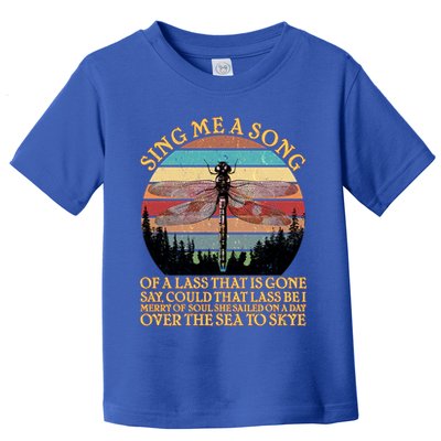 Retro Say Me A Song Dragonfly Sunset Toddler T-Shirt