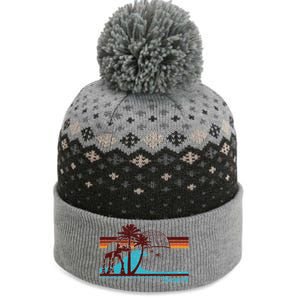 Retro Scarif Summer The Baniff Cuffed Pom Beanie