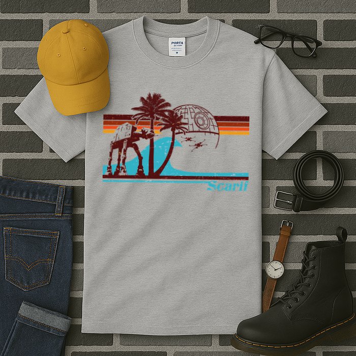 Retro Scarif Summer Tall T-Shirt