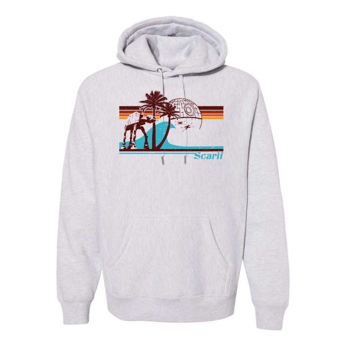 Retro Scarif Summer Premium Hoodie