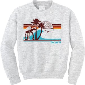 Retro Scarif Summer Kids Sweatshirt