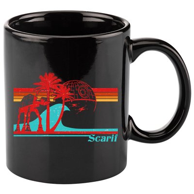 Retro Scarif Summer 11oz C Handle Ceramic Mug