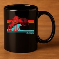 Retro Scarif Summer 11oz C Handle Ceramic Mug