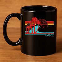 Retro Scarif Summer 11oz C Handle Ceramic Mug
