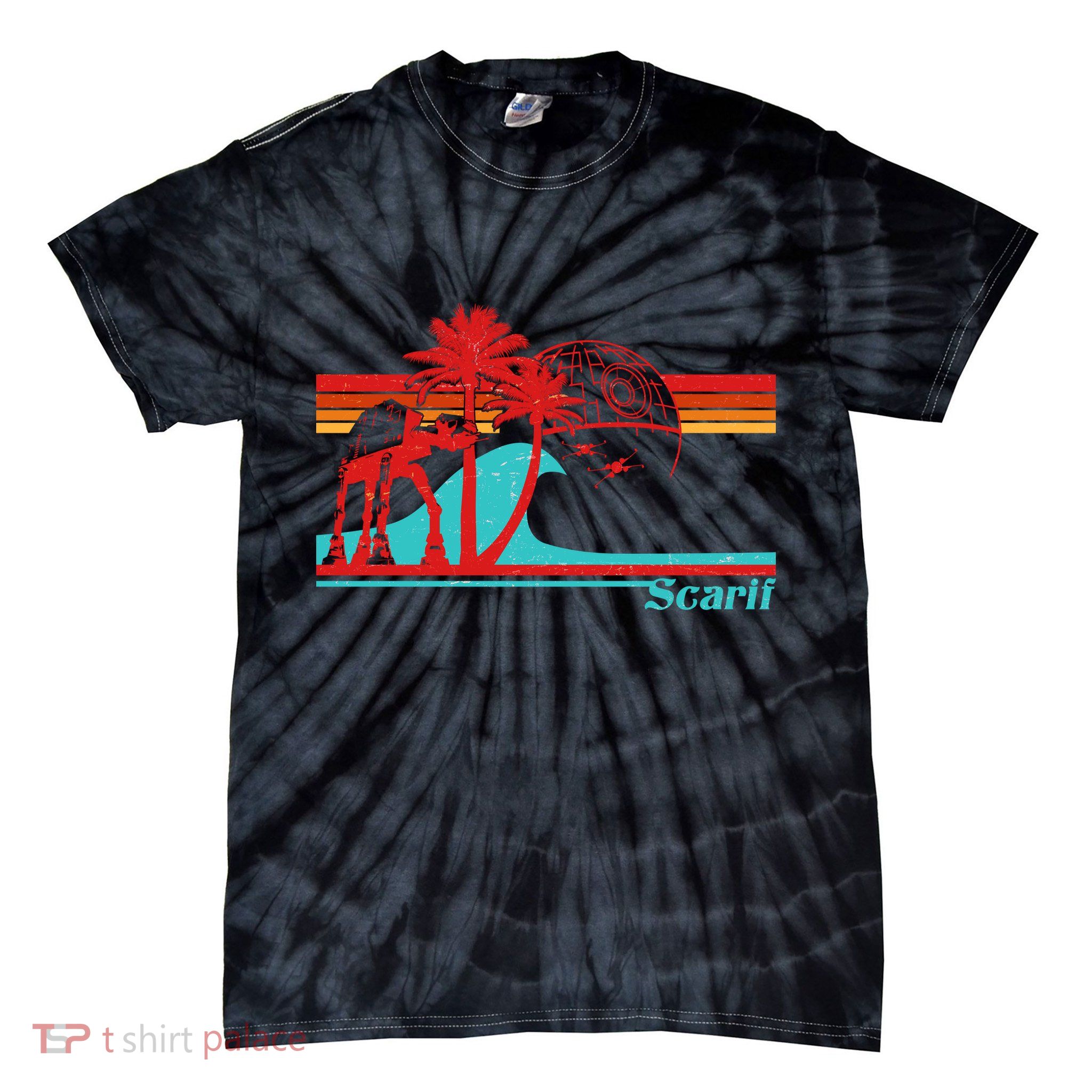 Retro Scarif Summer Tie-Dye T-Shirt