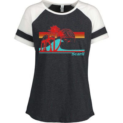 Retro Scarif Summer Enza Ladies Jersey Colorblock Tee