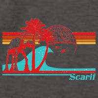 Retro Scarif Summer Vector Backpack