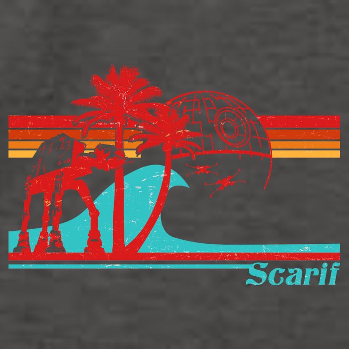 Retro Scarif Summer Vector Backpack