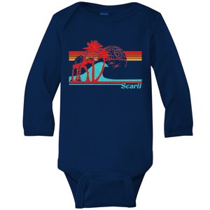 Retro Scarif Summer Baby Long Sleeve Bodysuit