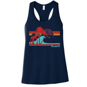 Retro Scarif Summer Women's Racerback Tank