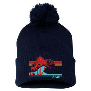 Retro Scarif Summer Pom Pom 12in Knit Beanie